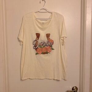 Cato Cream Graphic Tee